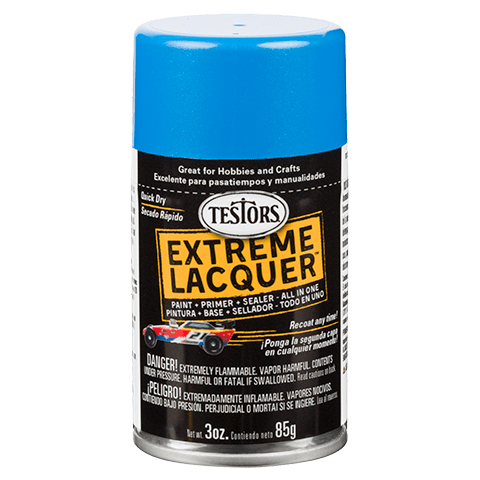 Testors EXTREME LACQUER SPRAY Icy Blue - Gloss
