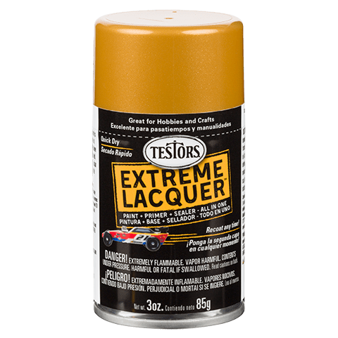 Testors EXTREME LACQUER SPRAY Pure Gold - Gloss
