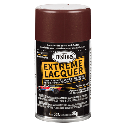 Testors EXTREME LACQUER SPRAY Root Beer - Gloss