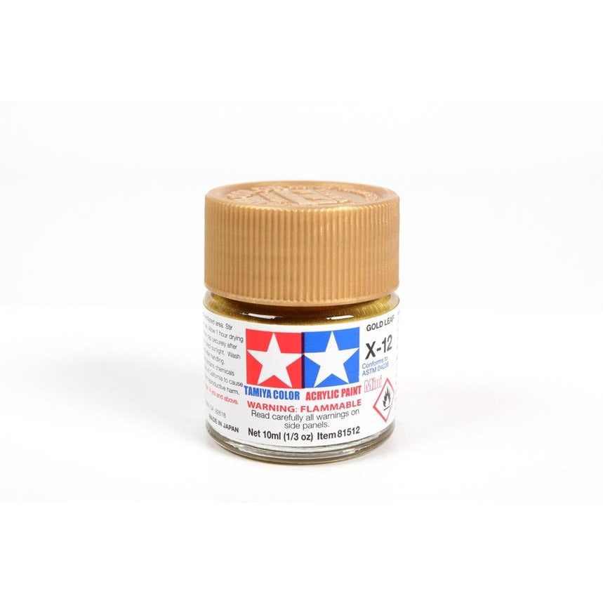 Tamiya Acrylic Mini X-12 Gold Leaf