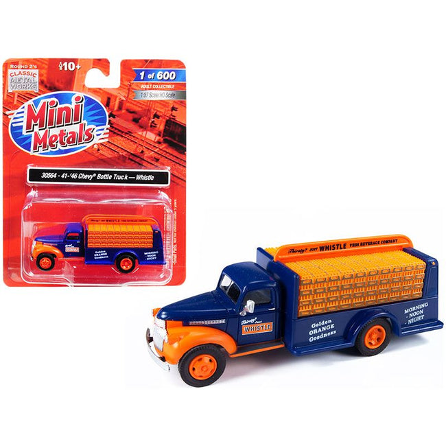 1941 - 1946 Chevrolet Delivery Bottle Truck "Whistle" 1/87 (HO) Scale Model by Classic Metal Works - Classic Metal Works - ModelCars.com