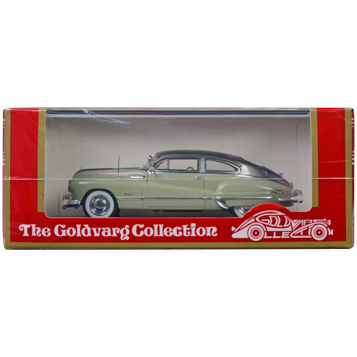 1948 Buick Roadmaster Coupe Light Green and Cumulus Gray Metallic Limited Edition to 220 pieces Worldwide 1/43 Model Car by Goldvarg Collection - Goldvarg Collection - ModelCars.com