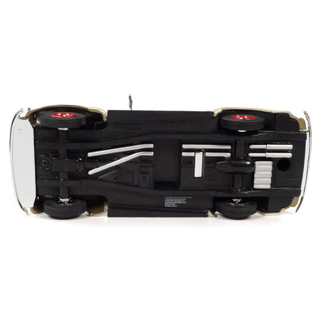 1951 GMC Sedan Delivery Gold Metallic and Beige "Miller High Life" and "Miller Girl in the Moon" Resin Figure 1/25 Diecast Model Car by Auto World - Autoworld - ModelCars.com