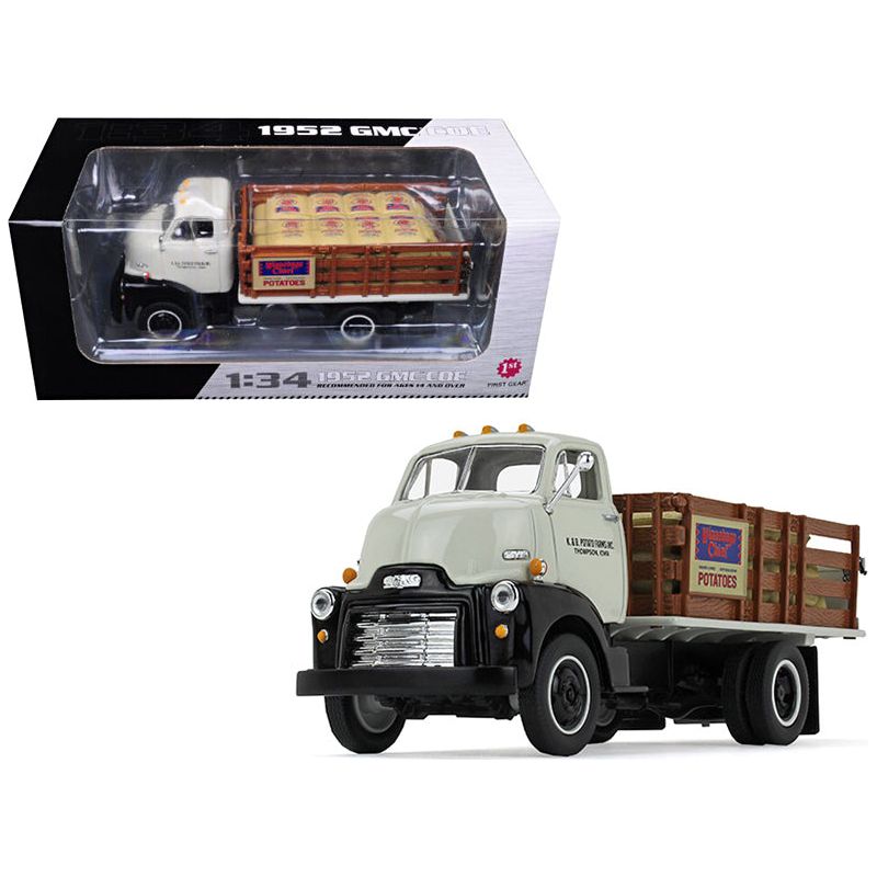 1952 GMC COE Stake Truck with Sack Load K & B Potato Farms Inc. 1/34 Diecast Model by First Gear-First Gear-ModelCars.com