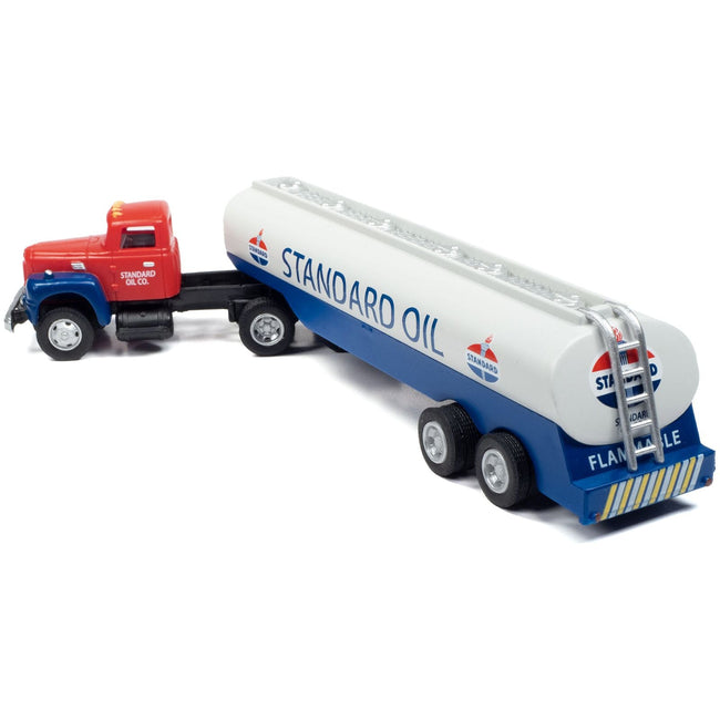 1954 IH R - 190 Tractor Red with Tanker Trailer "Standard Oil" 1/87 (HO) Scale Model Truck by Classic Metal Works - Classic Metal Works - ModelCars.com