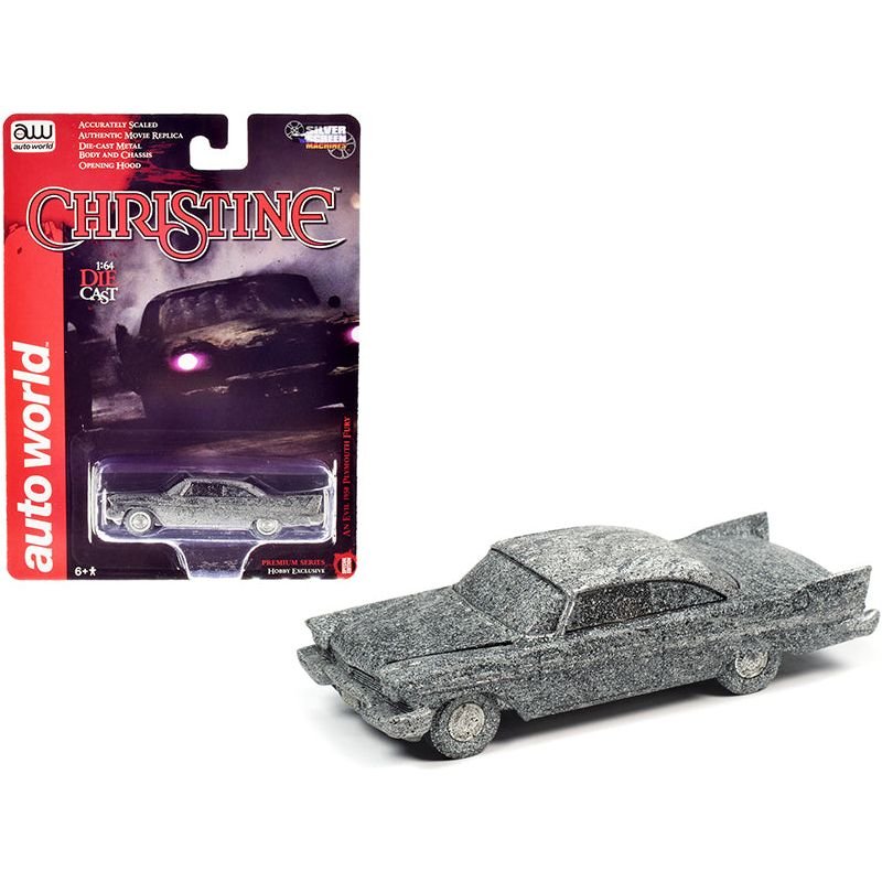 1958 Plymouth Fury (An Evil) After Fire Version "Christine" (1983) Movie 1/64 Diecast Model Car by Auto World - Autoworld - ModelCars.com