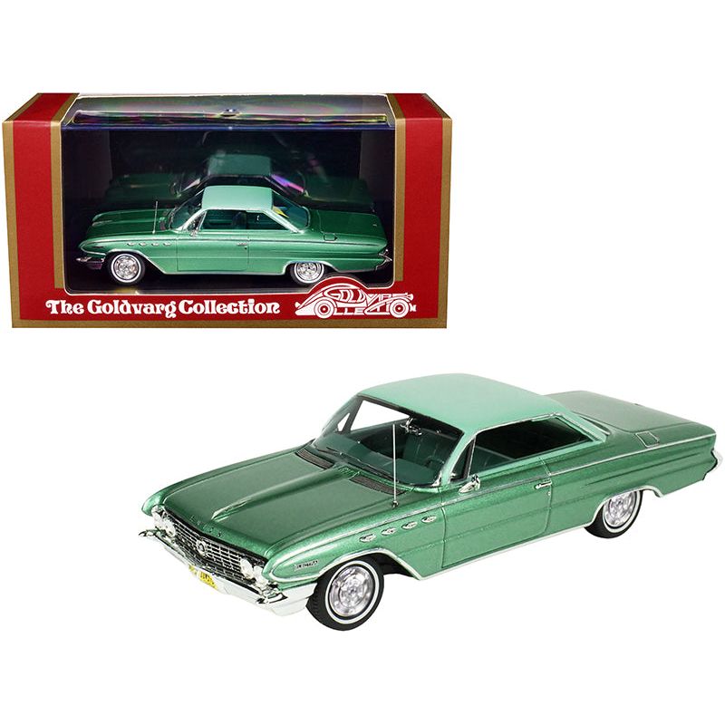 1961 Buick Electra Dublin Green Metallic with Vinyl Green Top Limited Edition to 250 pieces Worldwide 1/43 Model Car by Goldvarg Collection - Goldvarg Collection - ModelCars.com