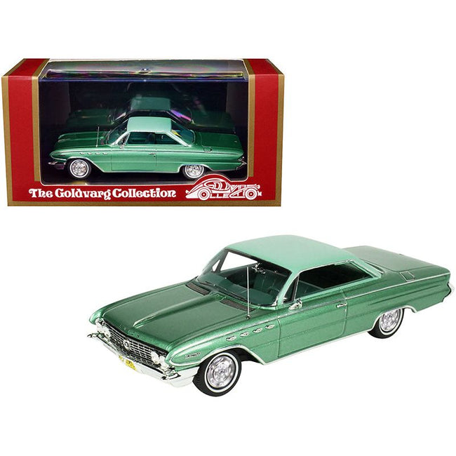 1961 Buick Electra Dublin Green Metallic with Vinyl Green Top Limited Edition to 250 pieces Worldwide 1/43 Model Car by Goldvarg Collection - Goldvarg Collection - ModelCars.com