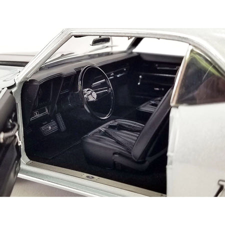 1969 Chevrolet COPO Camaro Cortez Silver Metallic with Black Hood Stripes Built by Dick Harrell Limited Edition to 1128 pieces Worldwide 1/18 Diecast Model Car by ACME - Acme - ModelCars.com