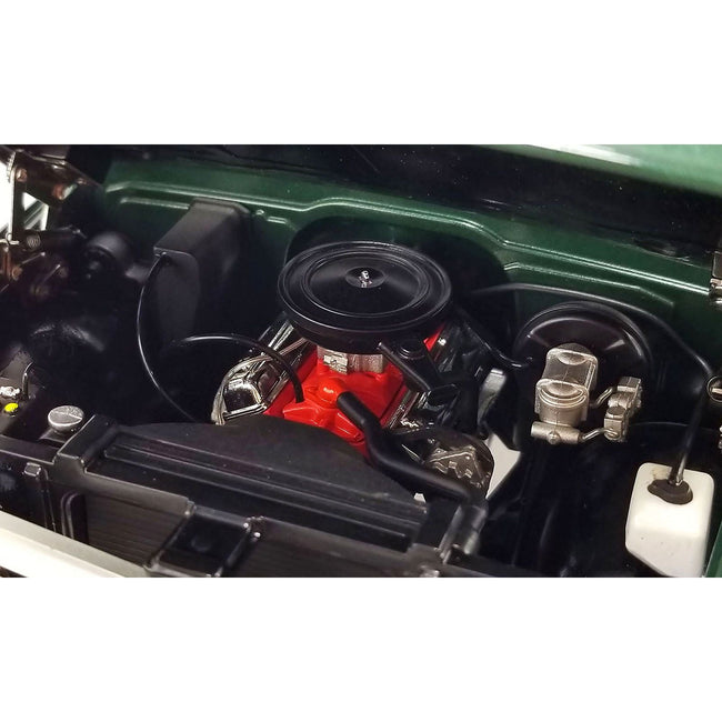 1970 Chevrolet K5 Blazer Dark Green with Red Stripes and Green Interior "Celebrity Owned" Limited Edition to 402 pieces Worldwide 1/18 Diecast Model Car by ACME-Acme-ModelCars.com