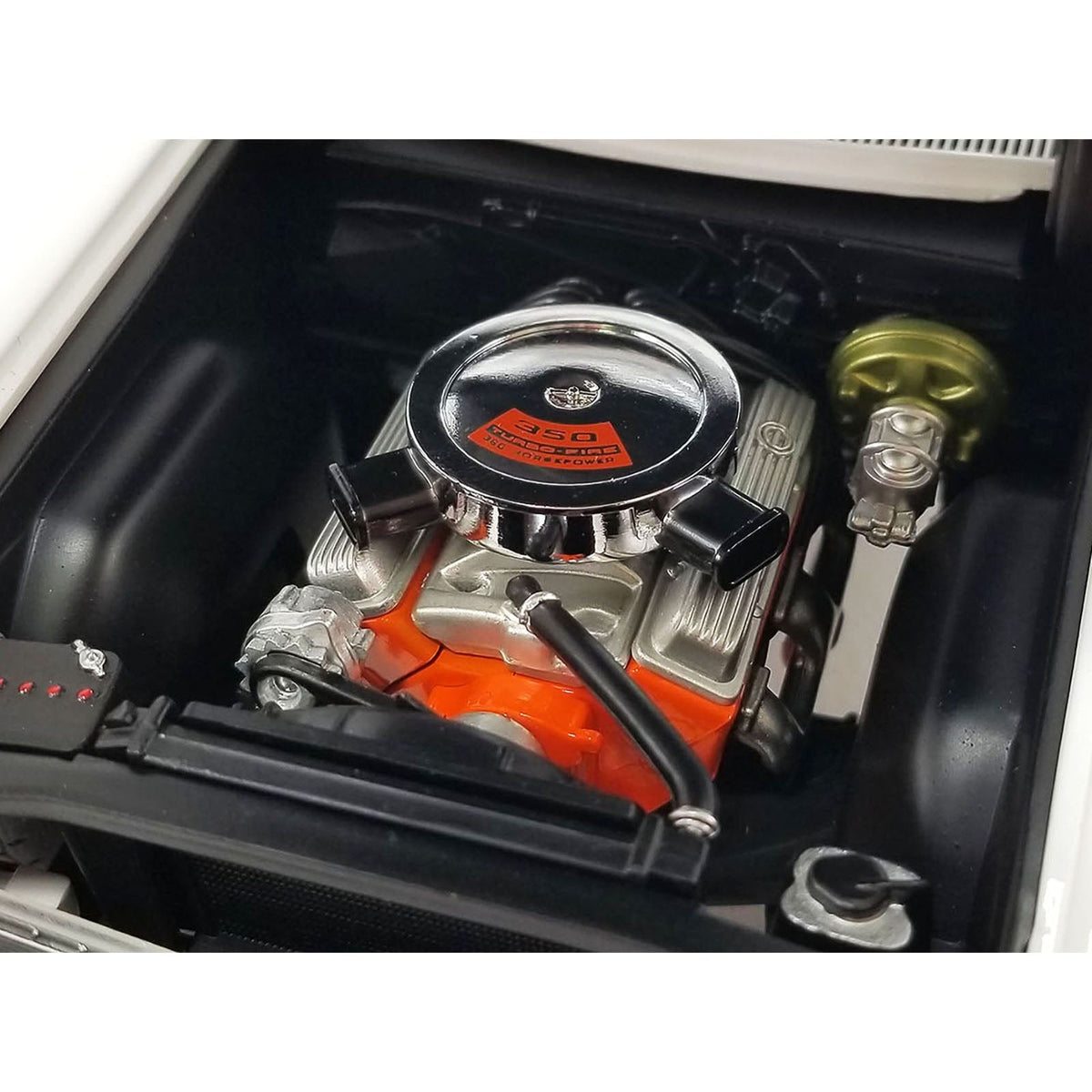 1970 Chevrolet Nova SS White with Graphics "Hurst - Name the Shifter Contest Grand Prize" Limited Edition to 564 pieces Worldwide 1/18 Diecast Model Car by GMP-GMP-ModelCars.com