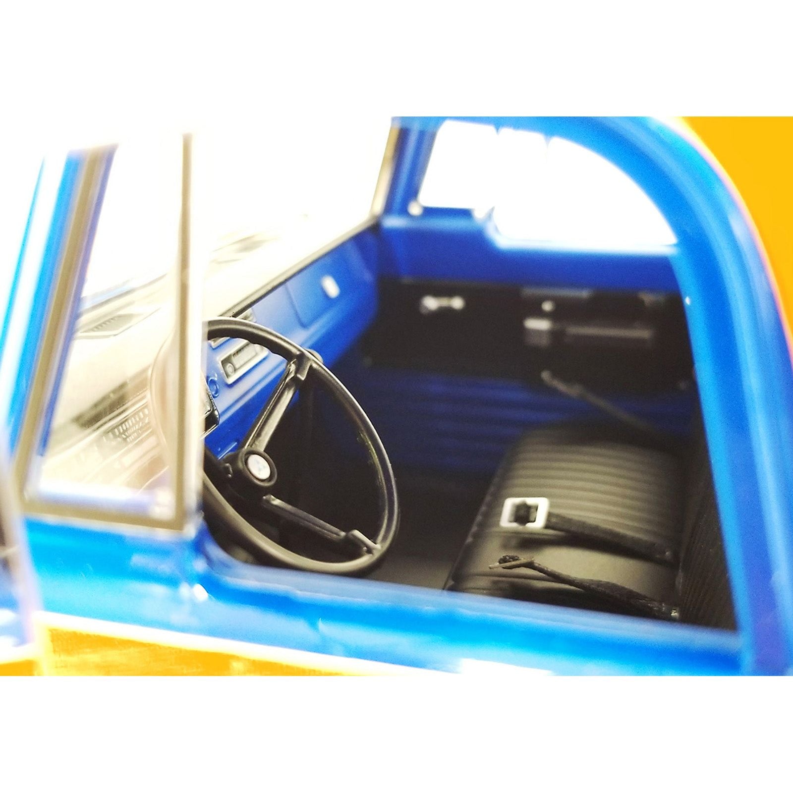 1970 Dodge D - 300 Ramp Truck Orange and Blue with Graphics "The Original Rat Trap" Limited Edition to 332 pieces Worldwide 1/18 Diecast Model Car by ACME - Acme - ModelCars.com