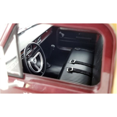 1970 Ford F - 350 Ramp Truck Burgundy and Gold "Tasca Ford" Limited Edition to 500 pieces Worldwide 1/18 Diecast Model Car by ACME - Acme - ModelCars.com