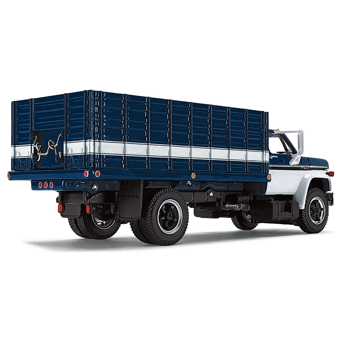 1970s GMC 6500 Grain Truck Blue and White 1/64 Diecast Model by DCP/First Gear-First Gear-ModelCars.com