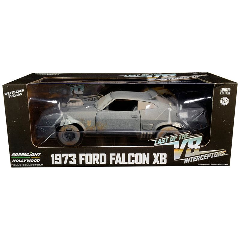 1973 Ford Falcon XB RHD (Right Hand Drive) (Weathered Version) "Last of the V8 Interceptors" (1979) Movie 1/18 Diecast Model Car by Greenlight - Greenlight - ModelCars.com