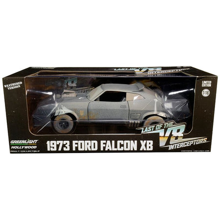 1973 Ford Falcon XB RHD (Right Hand Drive) (Weathered Version) "Last of the V8 Interceptors" (1979) Movie 1/18 Diecast Model Car by Greenlight - Greenlight - ModelCars.com