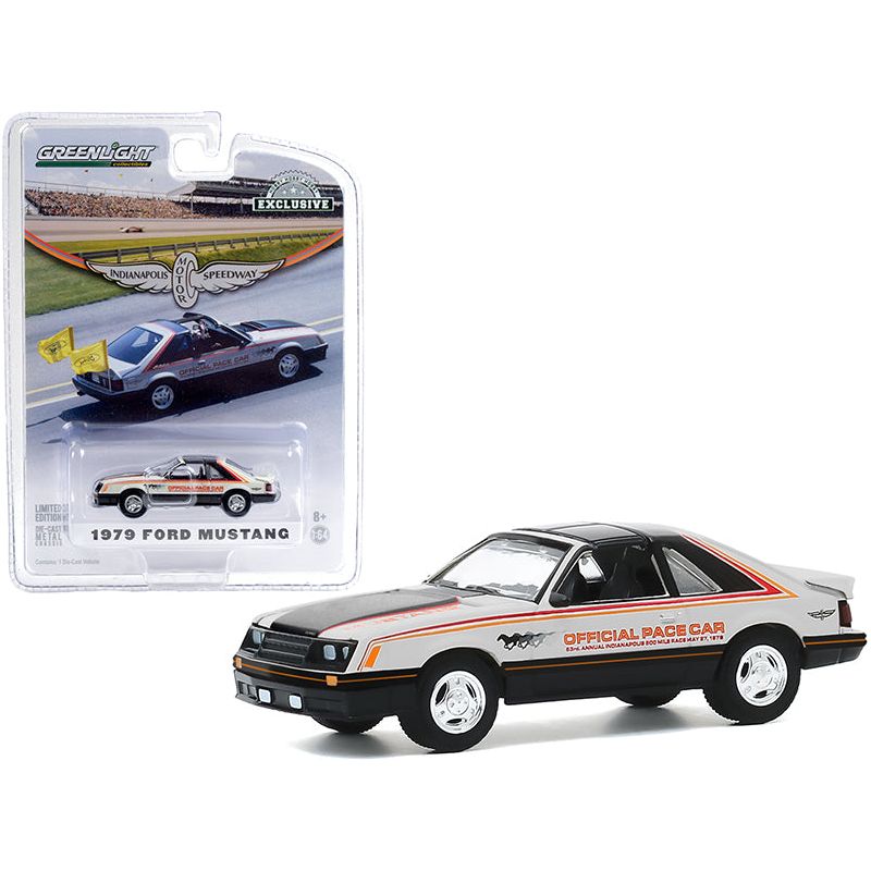 1979 Ford Mustang Official Pace Car "63rd Annual Indianapolis 500 Mile Race" "Hobby Exclusive" 1/64 Diecast Model Car by Greenlight-Greenlight-ModelCars.com