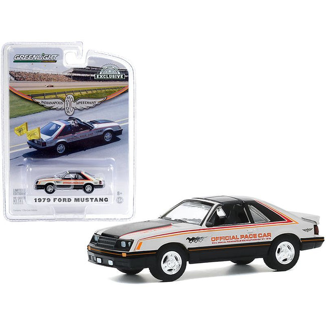 1979 Ford Mustang Official Pace Car "63rd Annual Indianapolis 500 Mile Race" "Hobby Exclusive" 1/64 Diecast Model Car by Greenlight - Greenlight - ModelCars.com
