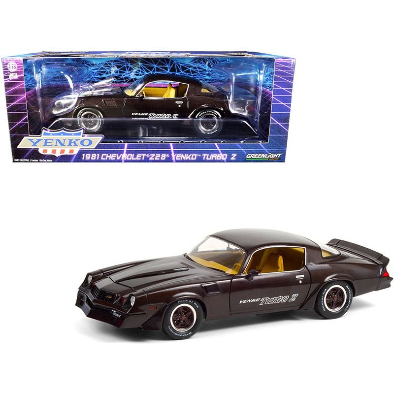1981 Chevrolet Camaro Z/28 Yenko Turbo Z Turbo Brown Metallic 1/18 Diecast Model Car by Greenlight - Greenlight - ModelCars.com