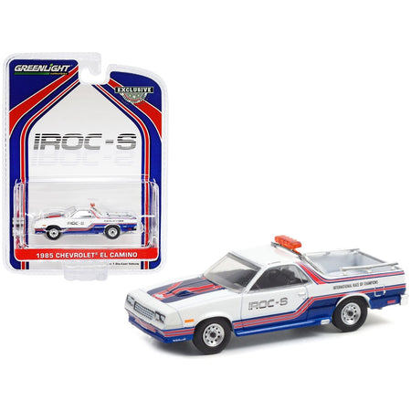 1985 Chevrolet El Camino SS Pickup Pace Truck IROC-S "International Race of Champions" (1985) "Hobby Exclusive" 1/64 Diecast Model Car by Greenlight-Greenlight-ModelCars.com