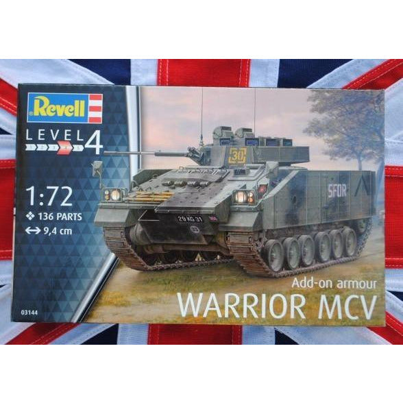 Revell 803144 1:72 Warrior MCV with Armor Model Kit