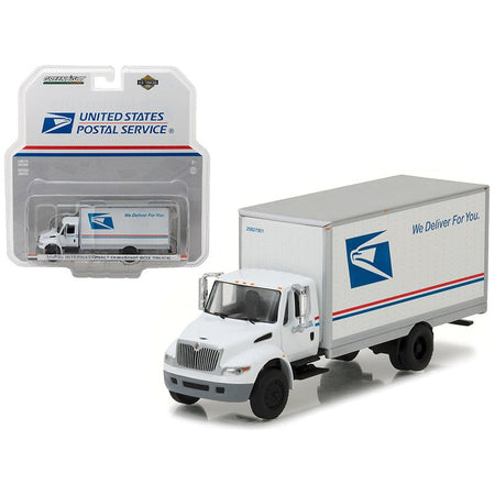 2013 International Durastar Box Truck "United States Postal Service" (USPS) "H.D. Trucks" Series 9 1/64 Diecast Model by Greenlight-Greenlight-ModelCars.com