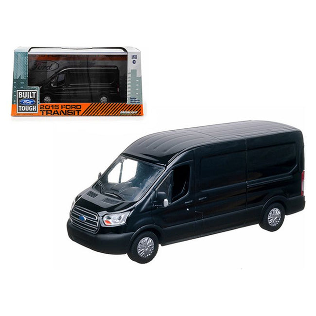 2015 Ford Transit (V363) Van Tuxedo Black 1/43 Diecast Model by Greenlight - Greenlight - ModelCars.com