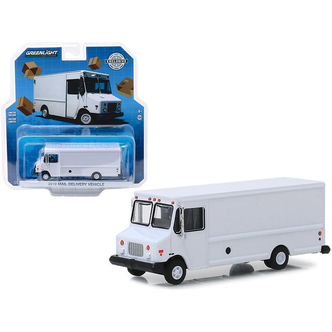 2019 Mail Delivery Vehicle White "Hobby Exclusive" 1/64 Diecast Model by Greenlight-Greenlight-ModelCars.com