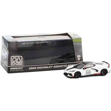 2020 Chevrolet Corvette C8 Stingray "Road America Official Pace Car" 1/43 Diecast Model Car by Greenlight - Greenlight - ModelCars.com