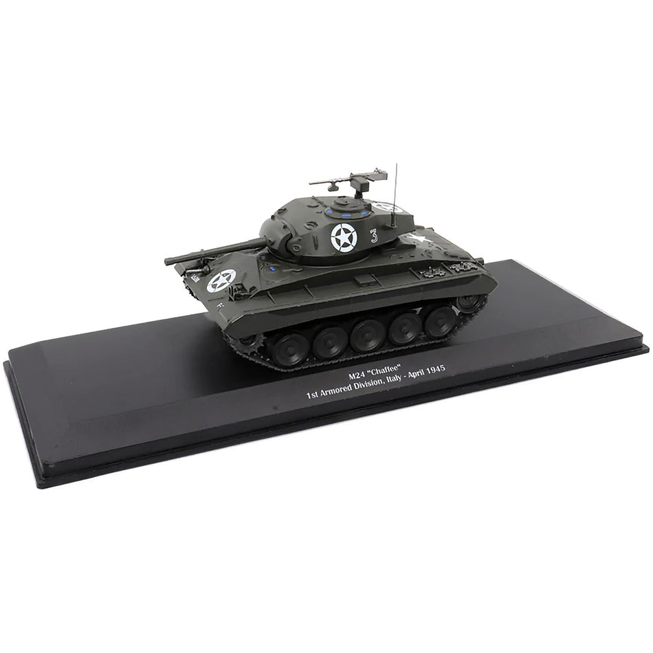 M24 "Chaffee" Tank #3 "U.S.A. 1st Armored Division Italy April 1945" 1/43 Diecast Model by AFVs of WWII