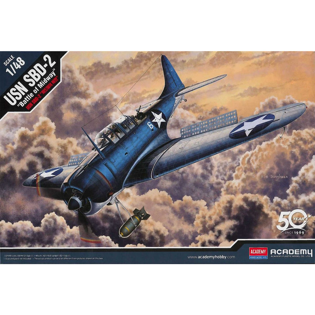Academy 1/48 USN SBD-2 'Battle of Midway'