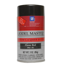 Testors Auto Lacquer Spray Flame Red - Gloss