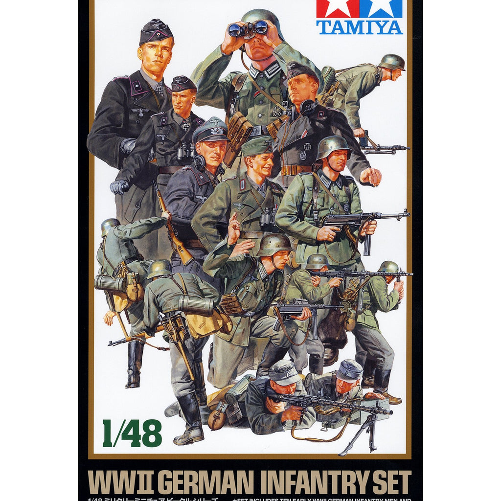 Tamiya 1/48 Wwii German Infantry Set