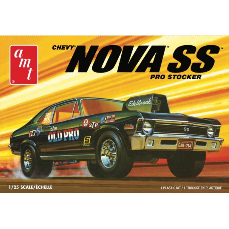 AMT 1972 Chevy Nova SS “Old Pro” 1:25 Scale Model Kit