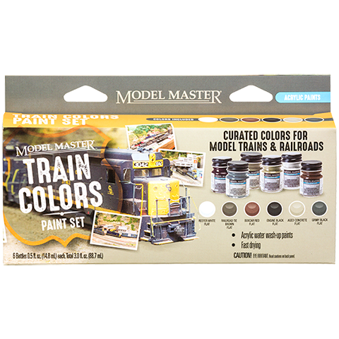 Testors Train Colors Paint Set
