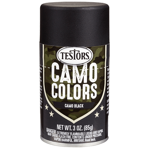 Testors Enamel Spray Camo Black