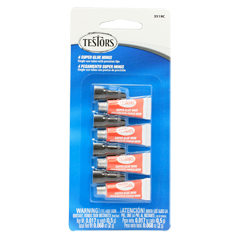 Testors Super Glue Set (4) - Single Use