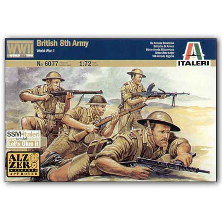 Italeri 1/72 Scale WWII British 8th Army