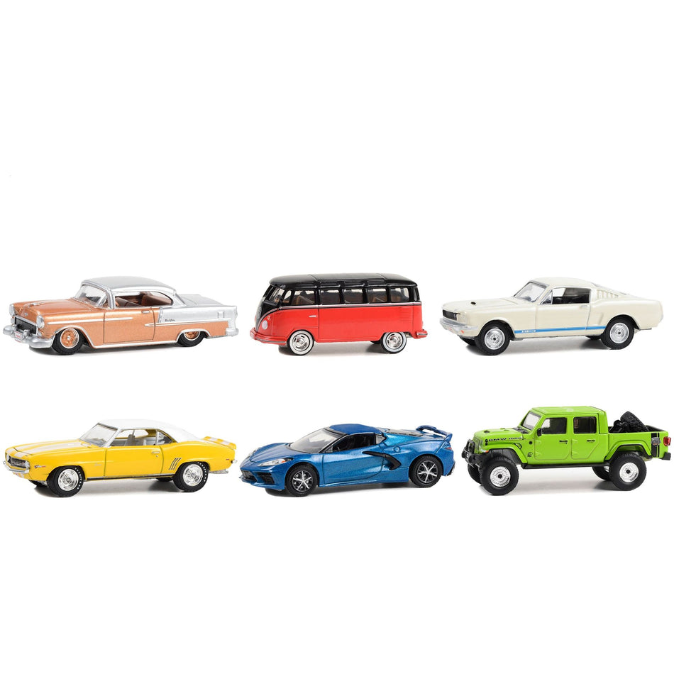 Barrett Jackson "Scottsdale Edition" Set of 6 Cars Series 12 1/64 Diecast Model Cars by Greenlight