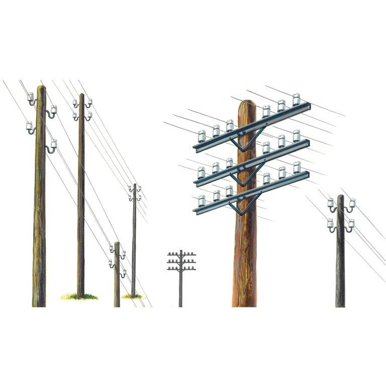 Italeri 1/35 Scale TELEGRAPH POLES