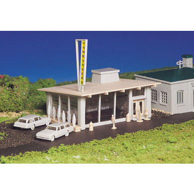 Bachmann Drive-In Burger Stand (HO Scale)