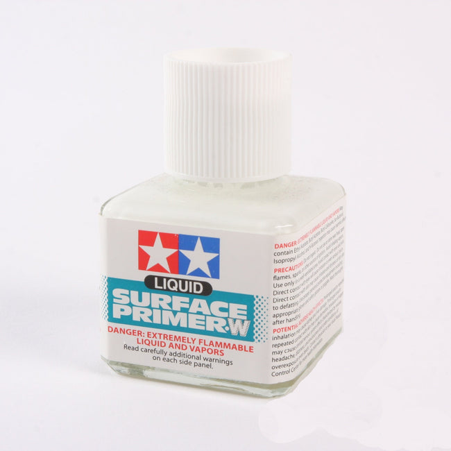 Liquid Surface Primer 40Ml White / Tamiya USA Paint Tamiya Default Title