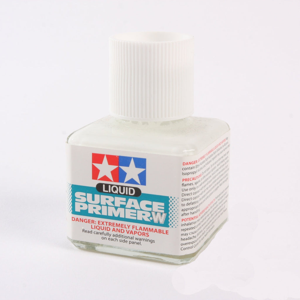 Liquid Surface Primer 40Ml White / Tamiya USA