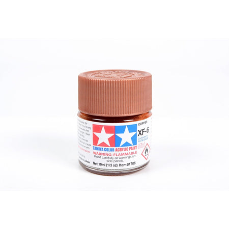 Acrylic Mini Xf-6 Copper 10Ml Bottle / Tamiya USA