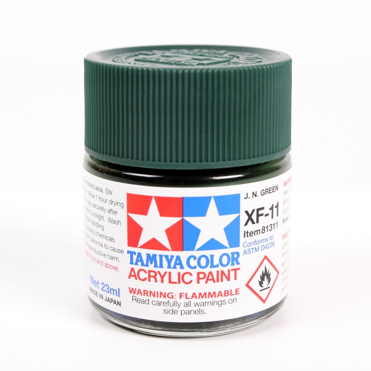 Acrylic Xf-11 J.N. Green 23Ml Bottle / Tamiya USA