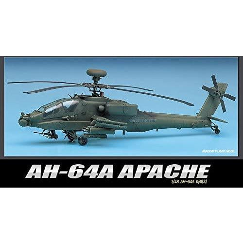 Academy 1/48 AH-64A Apache Helicopter Hawk