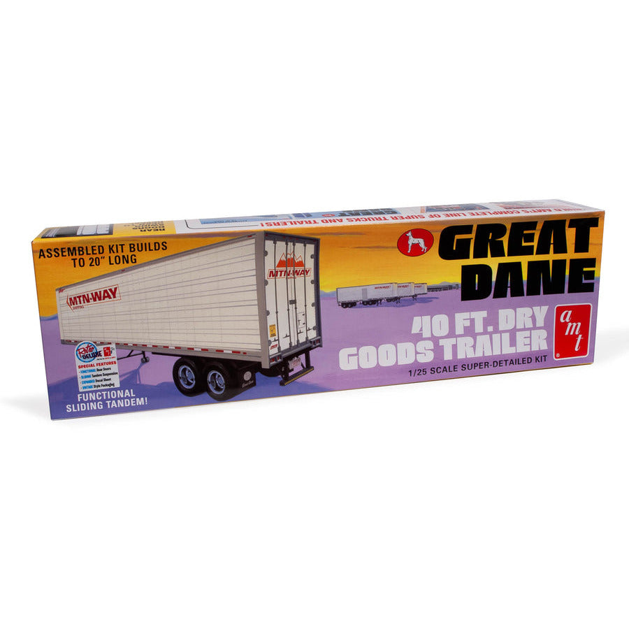 AMT Great Dane Dry Goods Semi Trailer 1:25 Scale Model Kit