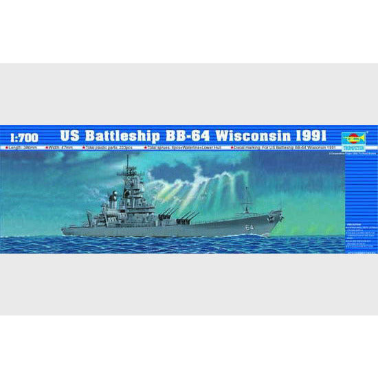 Trumpeter US Battleship BB-64 Wisconsin 1991 