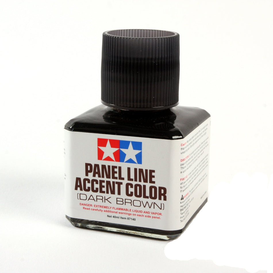 Panel Line Accent Color Dark Brown / Tamiya USA