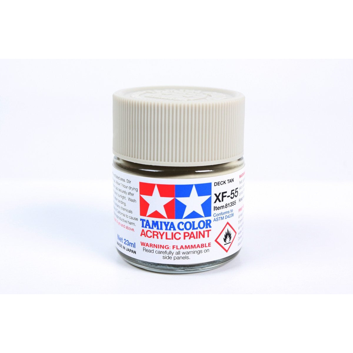 Acrylic Xf-55 Deck Tan 23Ml Bottle / Tamiya USA